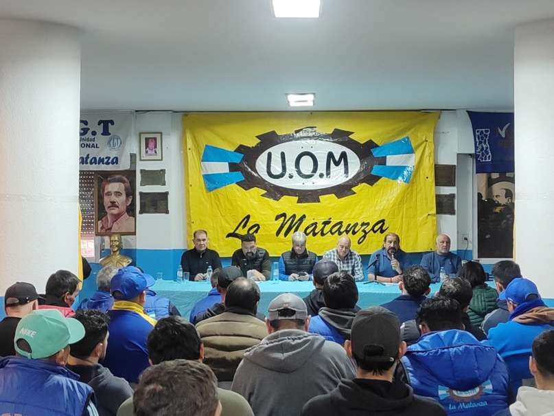 Furlán y Cabello protagonizaron un plenario de agrupaciones metalúrgicas de la UOM La Matanza y repudiaron la intervención del sindicato 